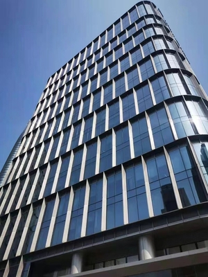 Quality Exterior Glass Curtain Wall Sound Insulation Aluminum Alloy Material factory