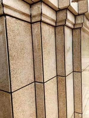 سعر جيد حائط ستارة ذات صيانة منخفضة معلق جاف تصميم حديث قابلة للتخصيص / شكل الانترنت