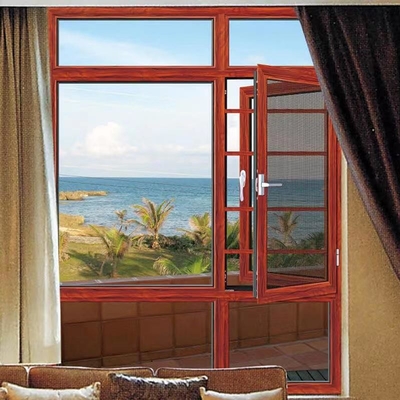 Good price Customisable Aluminum Casement Windows for Office Buildings Soundproof and Insulation Features online