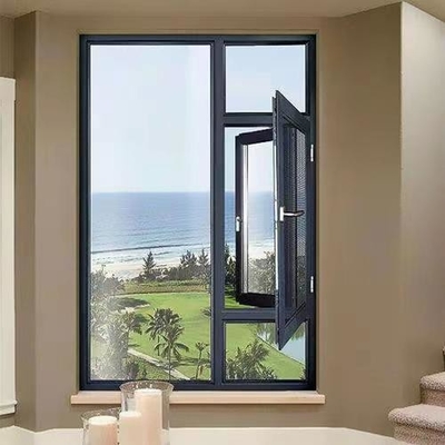 Good price Customizable Aluminum Casement Windows for Office Buildings with Soundproof and Insulation Features online