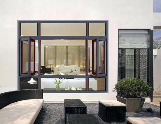 Harga yang bagus Jendela aluminium kedap suara Isolasi Custom Made Casement Jendela on line