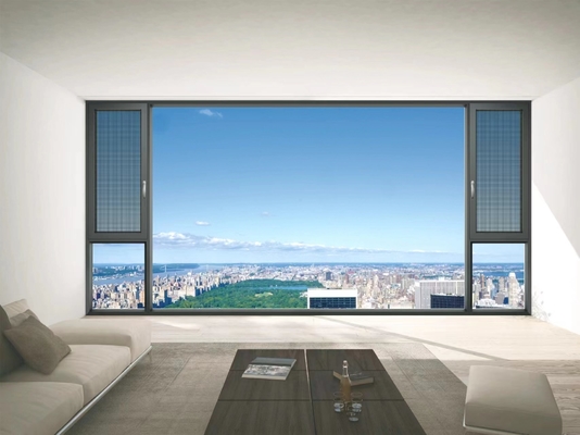 Buon prezzo Finestre in alluminio customizabili per edifici per uffici con isolamento acustico in linea