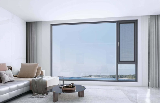 Good price Powder Coated Aluminum Casement Windows with Superior Soundproofing and Insulation Properties online
