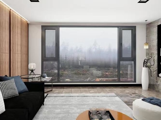 Good price Customizable Aluminum Alloy Casement Windows Soundproof / Insulated Office Building Essential online
