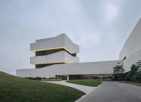 Bon prix Maison résidentielle moderne de pierre à rideau de mur installation suspendue à sec en ligne
