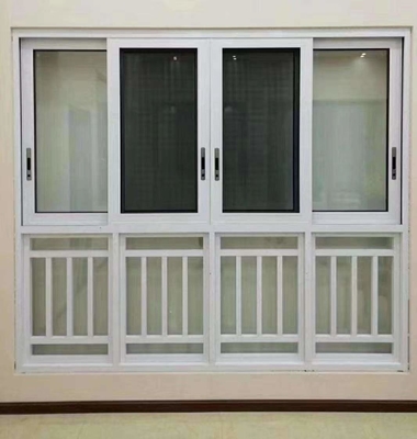 Buen precio Inicio Lugar Ventana corredera de aluminio con pulverización y fluorocarburos en línea