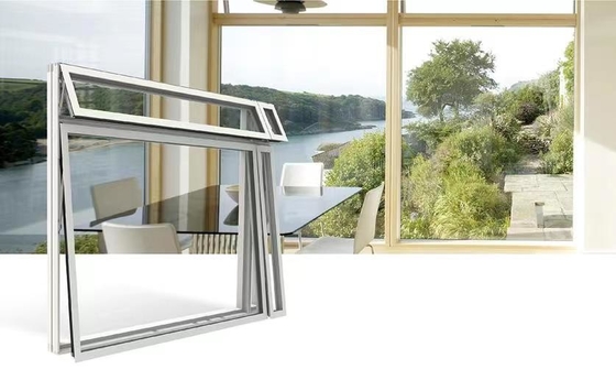 Buen precio Fluorocarburo Spray Aluminio superior Ventana colgada para las necesidades de vidrio personalizado en línea