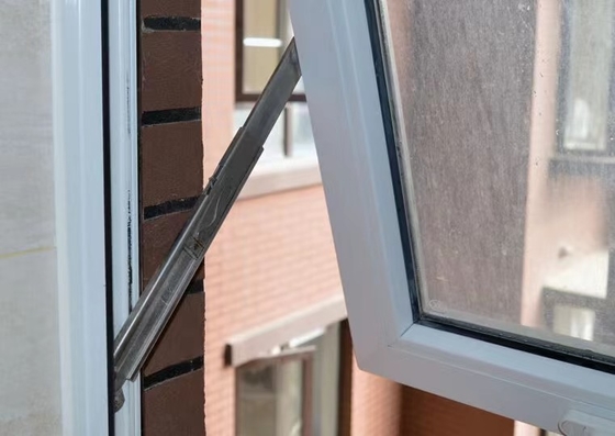 Buen precio Ventana colgada superior de aluminio personalizable con vidrio y aerosol de fluorocarburos en línea