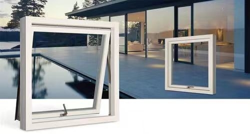 Buon prezzo Finestra in alluminio con top hang Finestra in vetro in alluminio in lega per varie applicazioni in linea