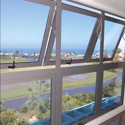 Buon prezzo Fluorocarbon Spray Aluminum Top Hang Window con caratteristiche insonorizzanti e isolanti in linea