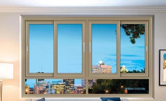 Guter Preis Pulversprühen/Fluorkohlenstoffsprühen Aluminiumschiebefenster erschwinglich und individuell Online