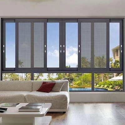 Buen precio Ventana de vidrio de aluminio personalizable con opciones de recubrimiento de pulverización en línea