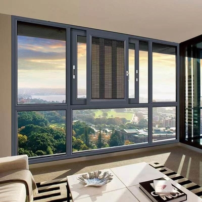 Guter Preis Anpassungsfähiges Glas-Aluminium-Rutschenfenster für eine erschwingliche Lösung Online