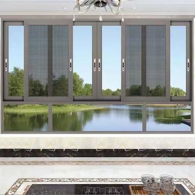 Buen precio Casas personalizadas con ventanas de aluminio, ventanas corredizas de aluminio ISO aprobado en línea
