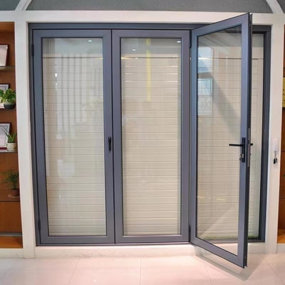 Good price Soundproof Broken Bridge Aluminium Swing Glass Door Weather Resistance online