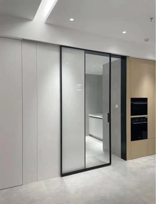 Buon prezzo Unico colore porta scorrevole in alluminio personalizzato facile apertura / chiusura in linea