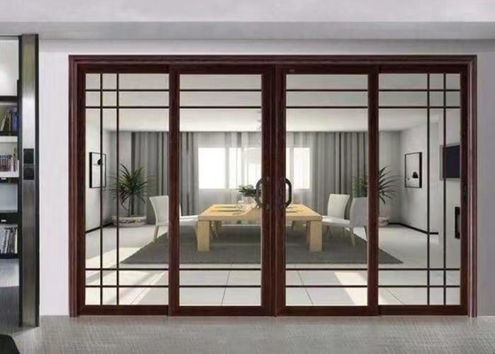 Good price Soundproof Aluminum Alloy Sliding Door , Residential Aluminum Sliding Glass Doors online