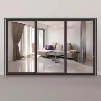 Harga yang bagus Custom Sliding Aluminium Pintu dengan customizable Kaca / Warna on line