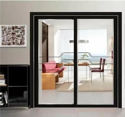 Buon prezzo Porta scorrevole in vetro personalizzata a telaio di alluminio - Alternativa elegante alle porte tradizionali in linea