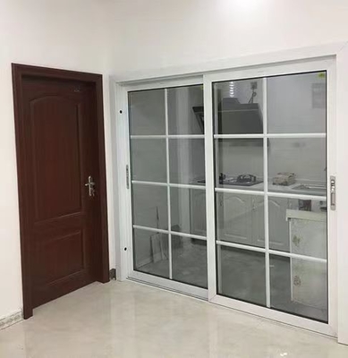 Buon prezzo Porta scorrevole in alluminio personalizzabile con design in vetro moderno e opzioni di colore personalizzate in linea