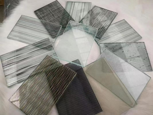 Good price Transparent Rectangle Custom Glass UV Protection For Hollow Louvers online