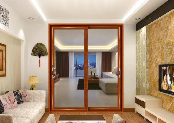 Buen precio Puerta corredera de aluminio personalizable con material de vidrio en línea
