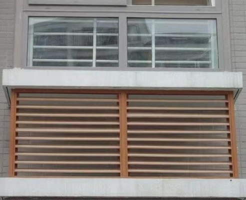 Good price Outdoor Aluminium Louvers For Balcony High Durability Exterior Aluminium Blinds online
