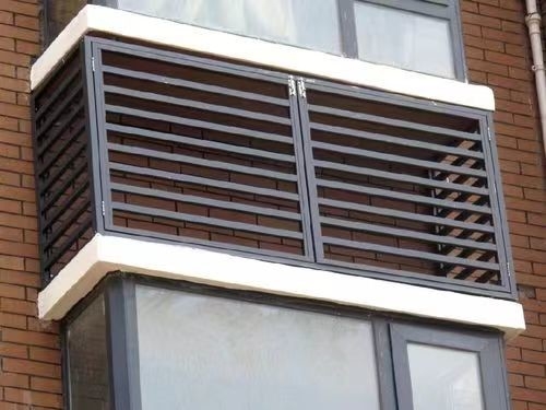 Good price Architectural Balcony Aluminum Louvers Custom Aluminum Alloy Blind online