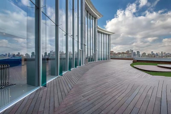 Goede prijs Aanpasbare aluminium glas gordijnwandpanelen Slank ontwerp voor thermische en geluidsisolatie online