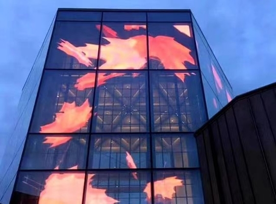 Bon prix Paroi de rideau en verre LED personnalisable avec cadre en alliage d'aluminium pour installation verticale et horizontale en ligne