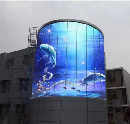 Bom preço Parede de vidro LED com brilho transparente on-line