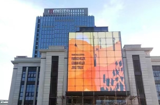 Bom preço Muralhas de cortina de vidro de brilho ajustável / Display LED de cortina com moldura de liga de alumínio on-line