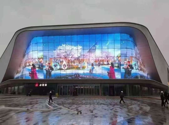 Giá tốt. Bức tường rèm kính LED điều khiển từ xa với màu sắc có thể tùy chỉnh để lắp đặt theo chiều dọc hoặc ngang trực tuyến