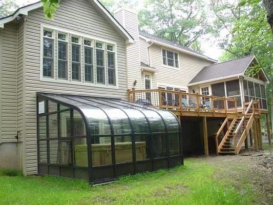 Good price Beautiful Glass House Cube Structure Weather Resistant High Durability online