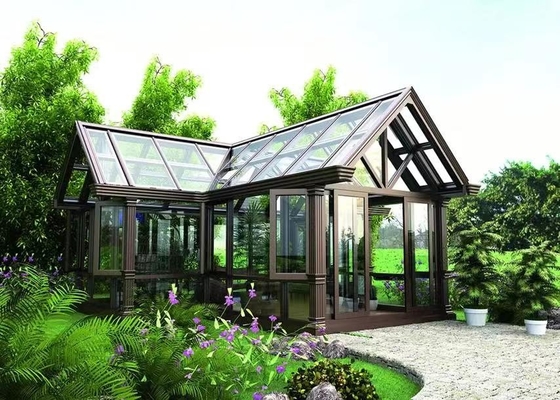 Good price Custom Glass House High Durability Modern Aluminum Glass Room online