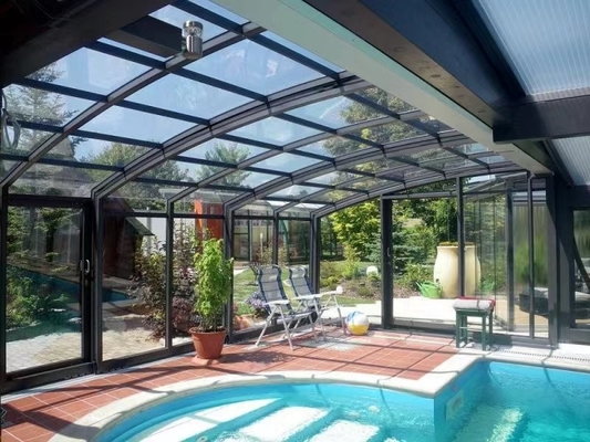 Goede prijs Aluminium legering Balkon Glas Zonnekamer Transparante kubusvorm online