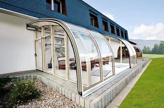 Good price Highly Durable Aluminum Aluminum Glass House With Superior Weather Resistance online