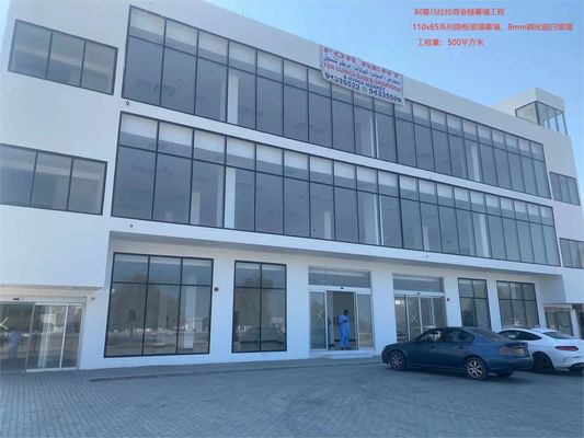 Bom preço Soundproof Effortless Installation Of Glass Curtain Wall For Time-Saving Construction on-line