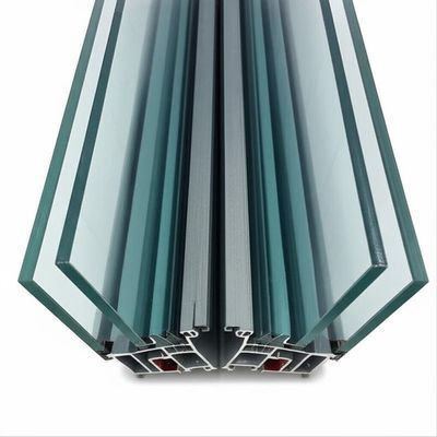 Harga yang bagus Customizable Color Aluminium Glass Curtain Wall Heat Insulation for a Comfortable Environment on line