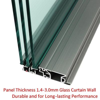 좋은 가격 Panel Thickness 1.4-3.0mm Glass Curtain Wall Durable and for Long-lasting Performance 온라인으로