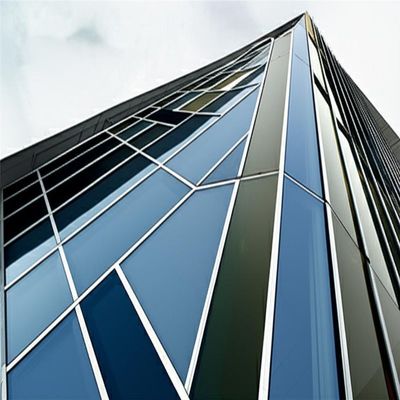 Good price Customizable Color Glass Curtain Wall with Panel Thickness 1.4~3.0mm Adjustable Light and Waterproof Features online